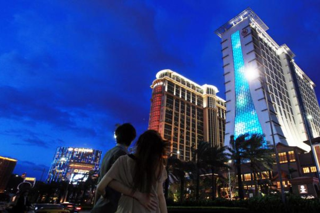 The new Sheraton Hotel on the Cotai Strip.