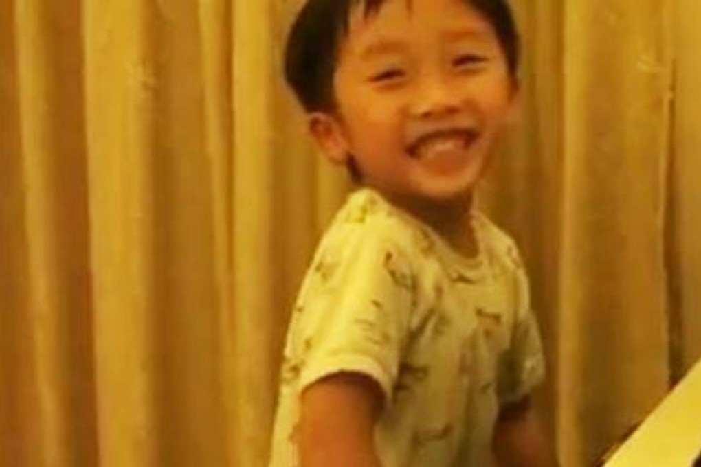 A screen grab of child prodigy Andy Lee.