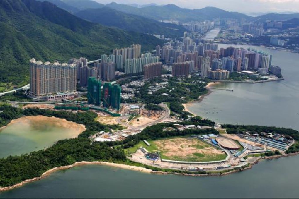 A residential development in Ma On Shan.