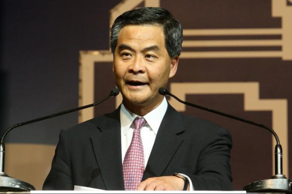 Hong Kong Chief Executive C.Y. Leung. Photo: Xinhua