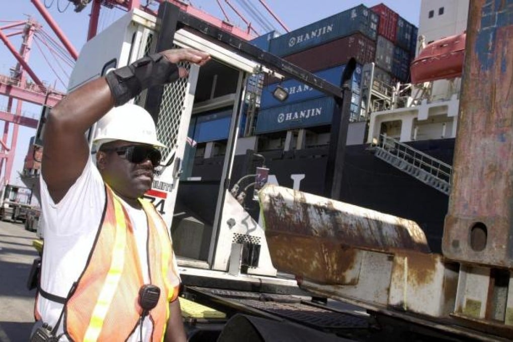 US dockworkers are discussing new contracts. Any strike is seen affecting everyone.Photo: Bloomberg