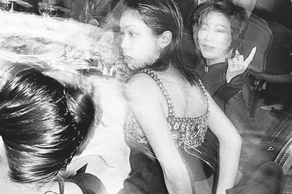 Vincent Yu's Hong Kong Upper Circles of Society Banquet Series, in black and white inkjet print, 1994