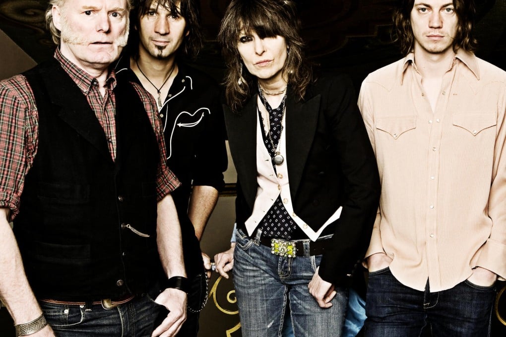 Chrissie Hynde with bandmates (from left) Martin Chambers, Nick Wilkinson and James Walbourne