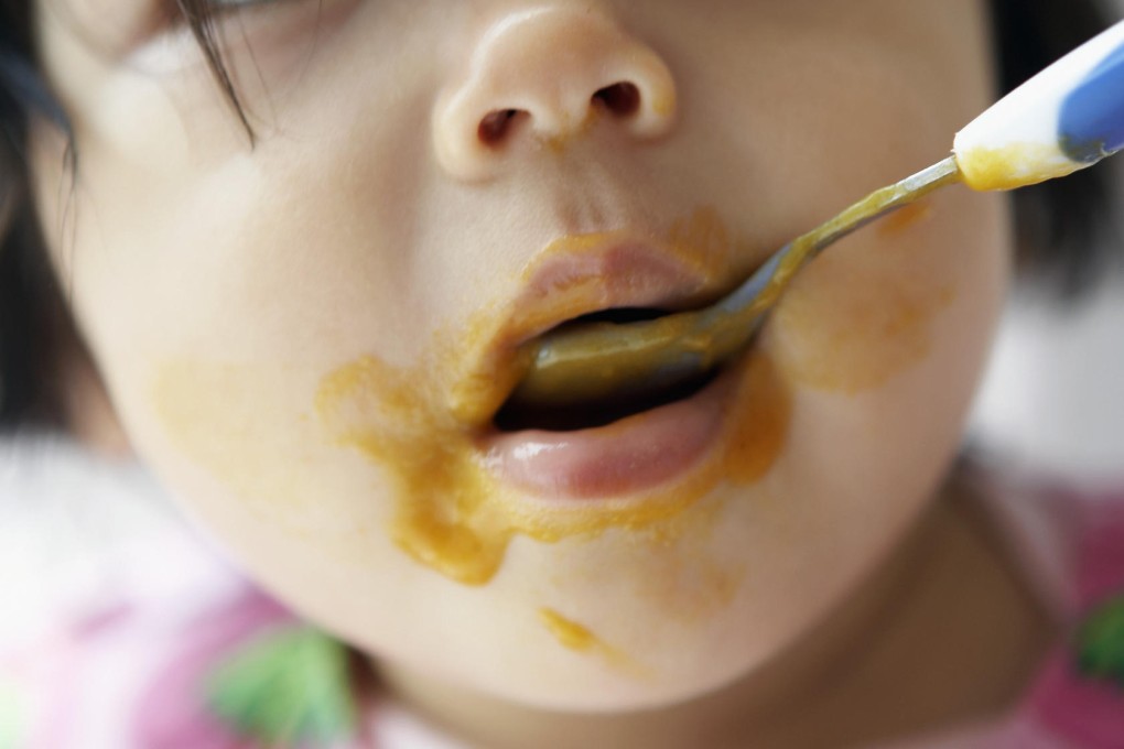 Food does not always quite make it into a baby's mouth.Photo: Corbis