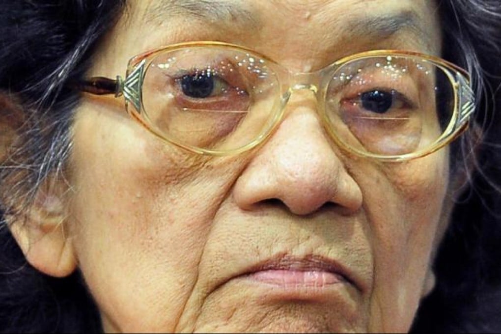 Ieng Thirith is thought to have Alzheimer's disease. Photo: AFP