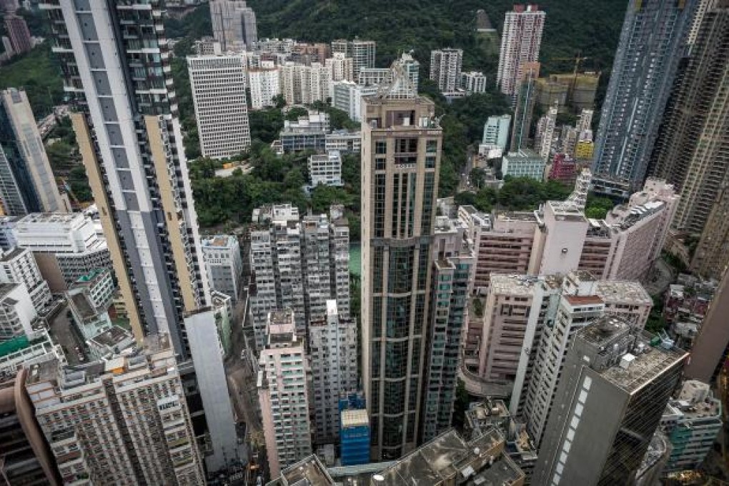 High-rise buildings in Hong Kong on August 13, 2012. Photo: AFP