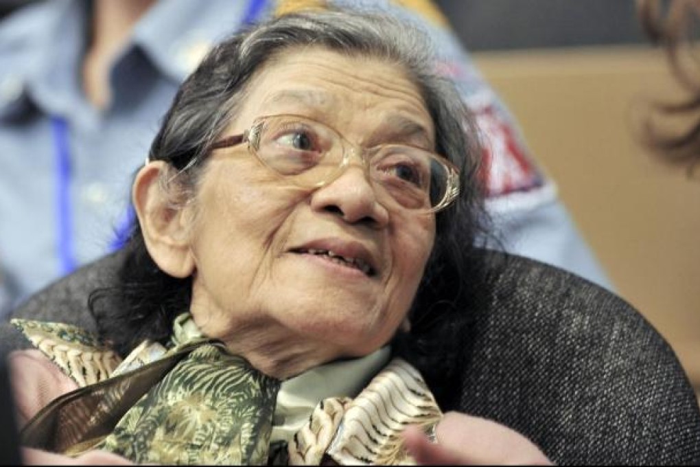 Former Khmer social affairs minister Ieng Thirith. Photo: Reuters