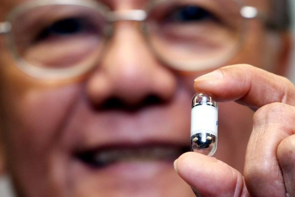 The device is just like pill cameras used for the stomach and small intestine. Photo: SCMP