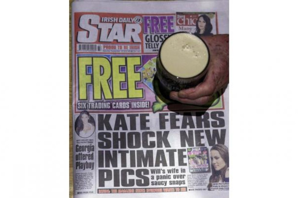 The Irish Daily Star printed the topless photos on Saturday.