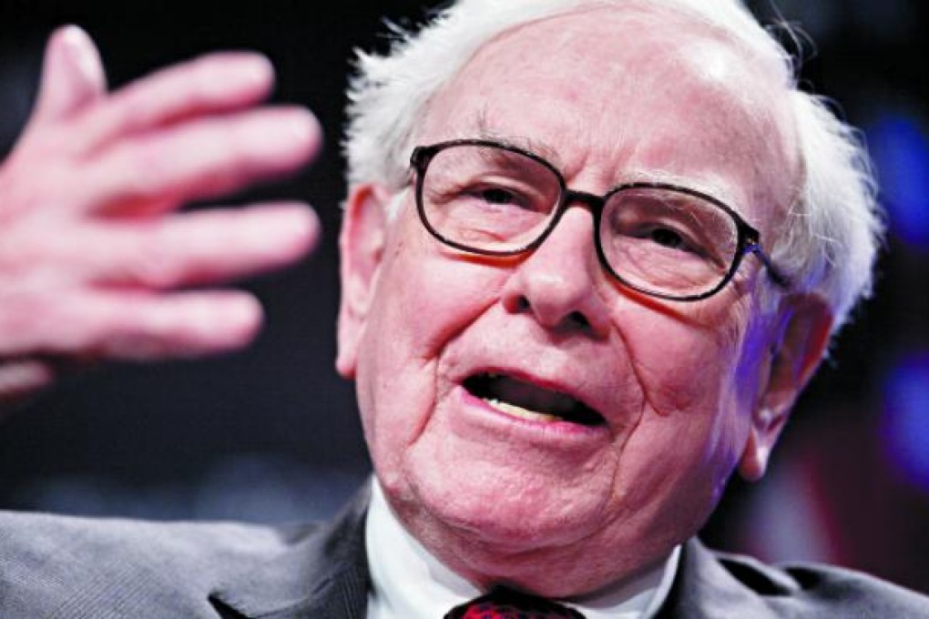 If you had invested US$1,000 in shares of Warren Buffett's Berkshire Hathaway - founded in 1965 - your investment would have been worth a whopping US$4.3 million by the end of 2009. Photo: Bloomberg