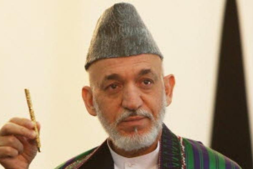 Afghan President Hamid Karzai. Photo: Xinhua