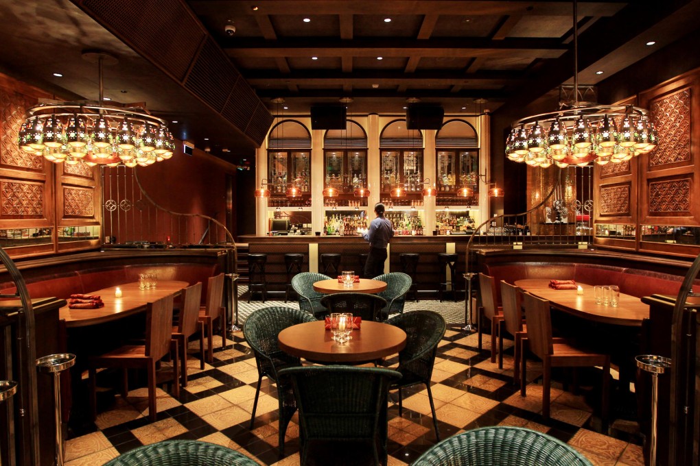 The bar and restaurant morphs into a club after dinner service.Photo: Jonathan Wong