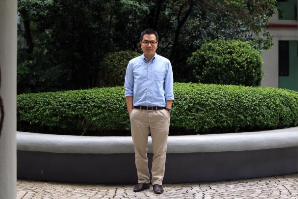 David Yeung has been a vegetarian for 10 years. Photo: Jonathan Wong