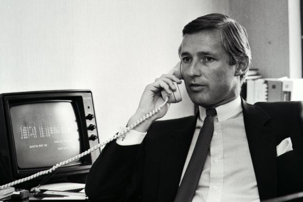 Patrick Thomas, pictured here in 1986 when he ran Manufacturers Hanover Asia, was a trailblazer in the Hong Kong dollar debt market, later setting up his own boutique investment bank, Oakreed Financial Services. Photo: SCMP