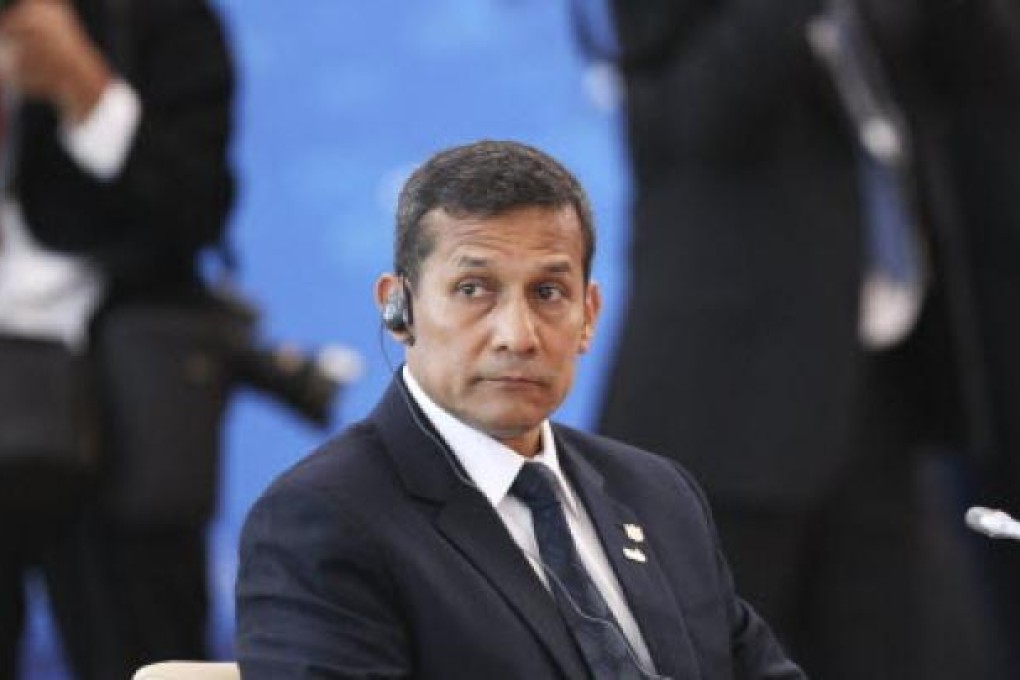 Peru President Ollanta Humala. Photo: AP