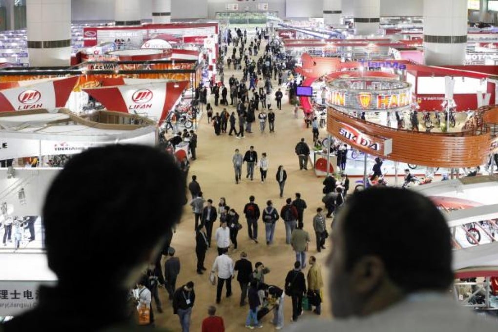 The Canton Fair usually attracts tens of thousands of visitors but how many will be back and book hotel rooms this year. Photo: Bloomberg