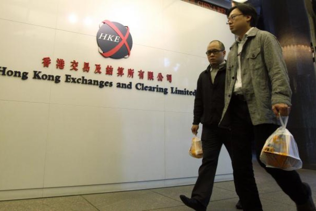 The exchange's move to cut the lunch break was to follow global practice on trading hours. Photo: May Tse