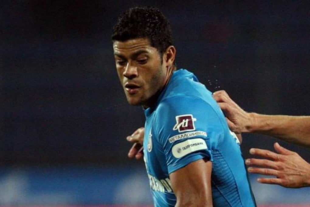 Zenit St. Petersburg's striker Hulk