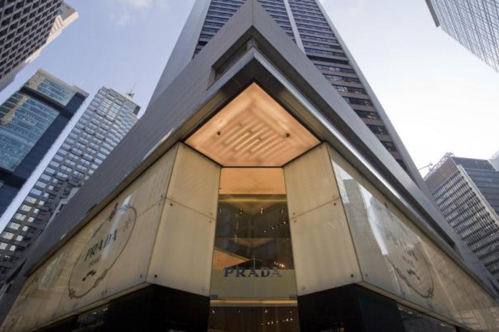 Prada says net income was up about 60 per cent in the six months to July. Photo: Bloomberg