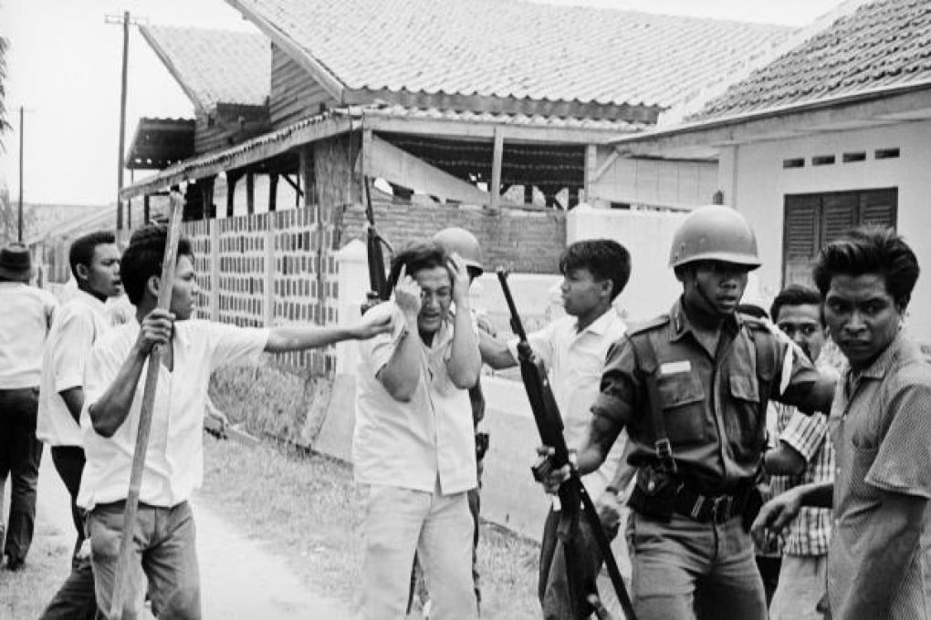 A Chinese student is attacked amid a purge in Jakarta in 1965.