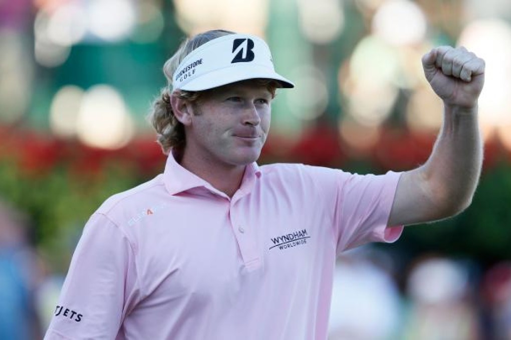 Brandt Snedeker takes the win.  Photo: AFP