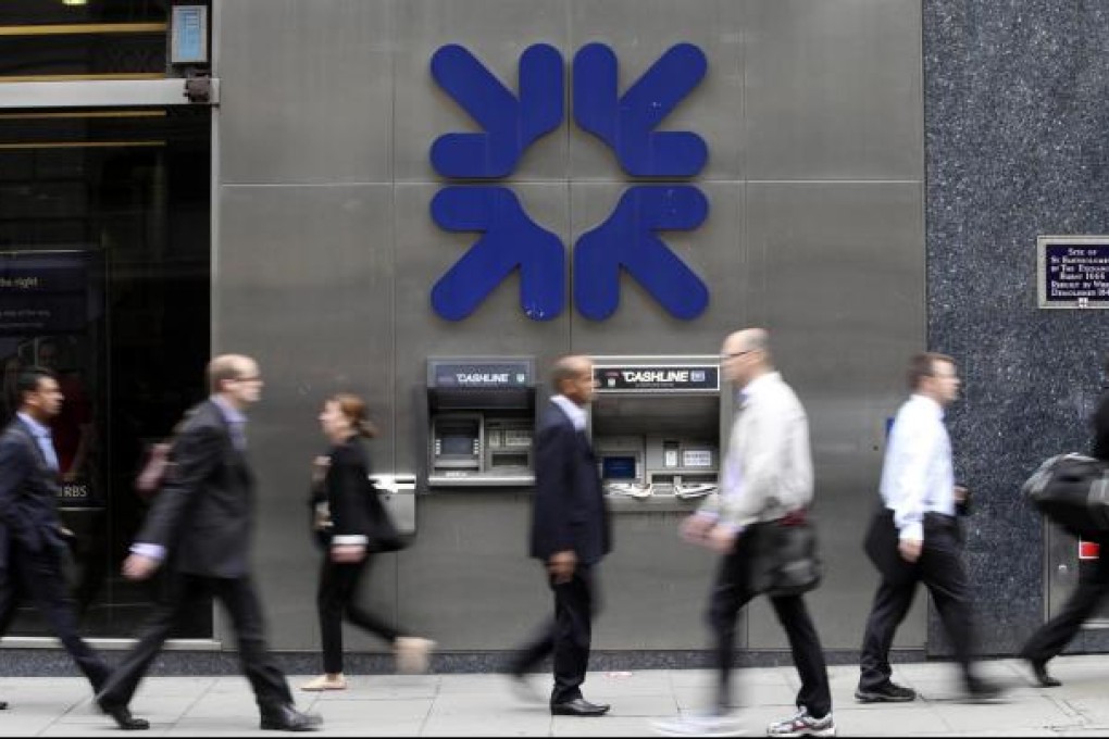 RBS is one of at least a dozen banks being investigated by regulators over allegations that traders colluded on Libor rates. Photo: Bloomberg