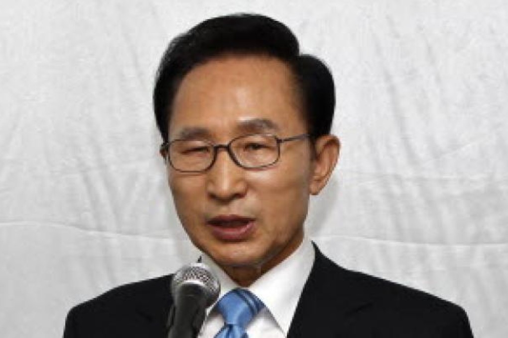 South Korean President Lee Myung-bak. Photo: AFP
