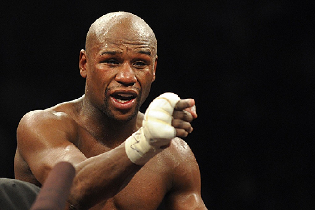 Boxer Floyd Mayweather Jnr. Photo: AFP