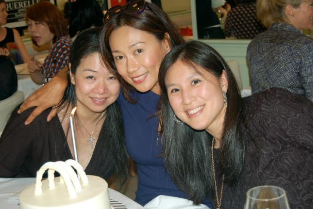 Candice Suen (left), Sharie Tse and Leigh Tung Chou