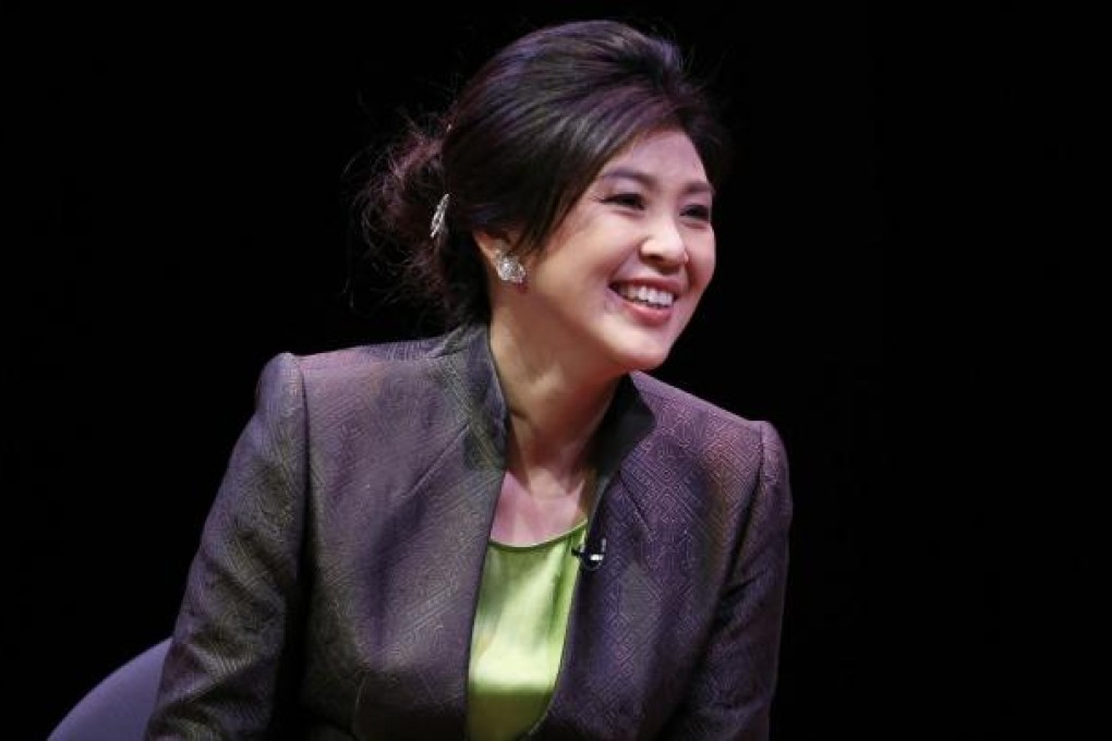 Yingluck Shinawatra at the Asia Society, New York. Photo: Reuters