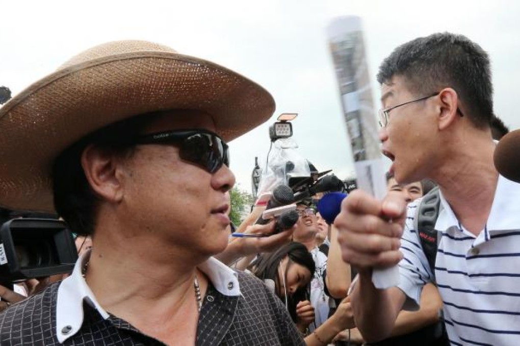 Thousands took part in the Sheung Shui protests. Photo: David Wong