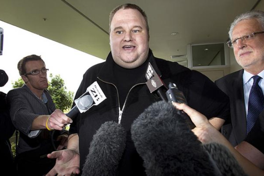 Kim Dotcom, founder of the file-sharing website, Megaupload. Photo: AP