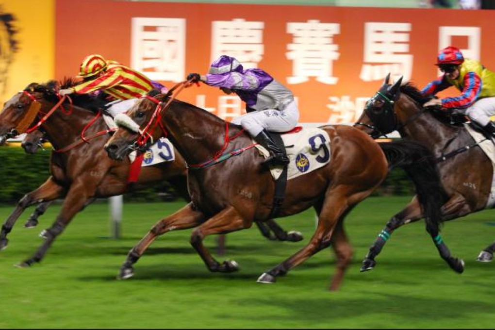Andy Leung did it again – winning with China Good at 12-1. Photo: Kenneth Chan