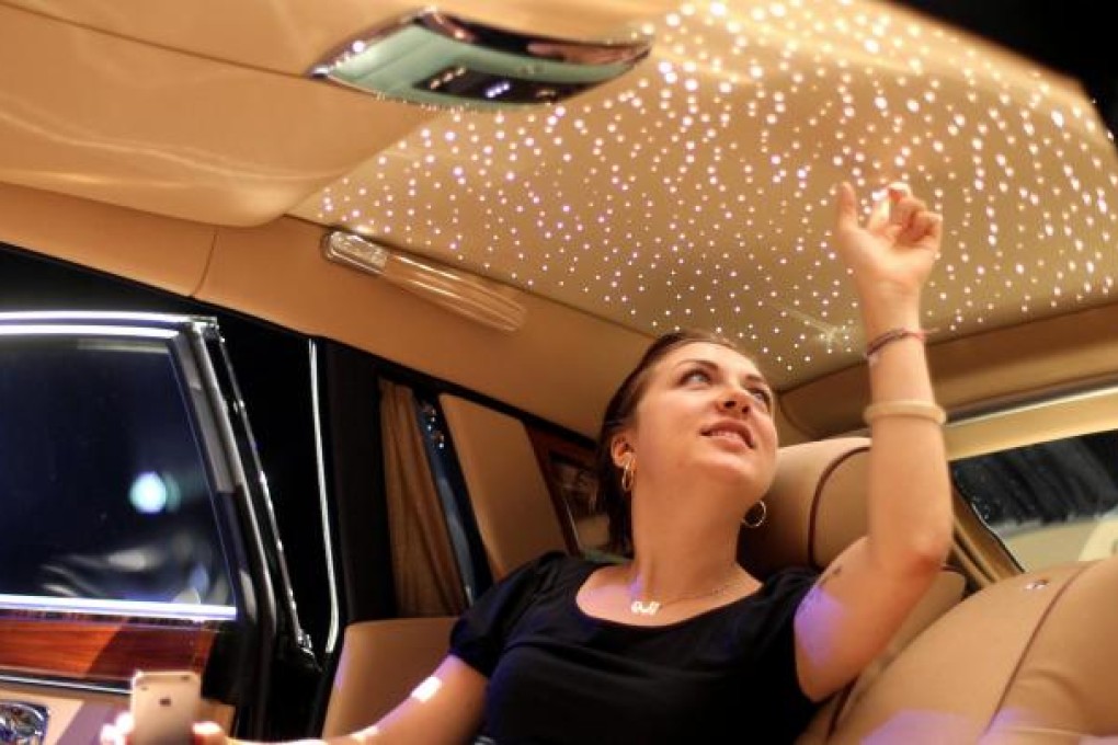 The Rolls-Royce Phantom Series II is given its first viewing at the Hong Kong Convention and Exhibition Centre in Wan Chai. Photo: K.Y. Cheng