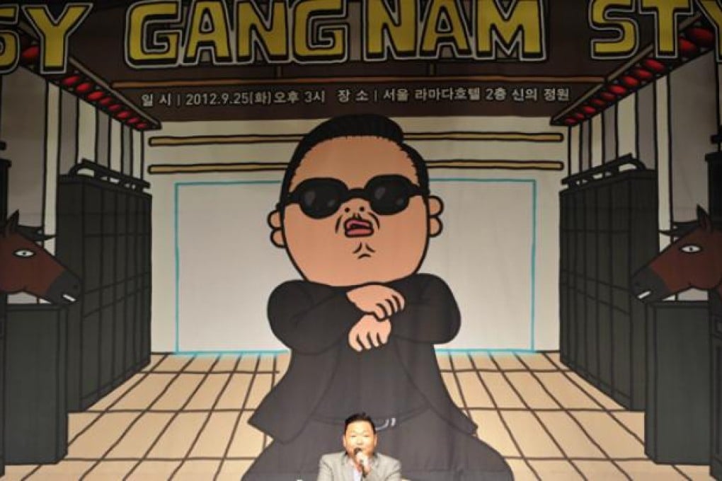 South Korean singer Park Jae-sang, also known as Psy, shot to international fame when his 'Gangnam Style' video went viral shortly after being posted on YouTube in mid-July. Photo: AFP