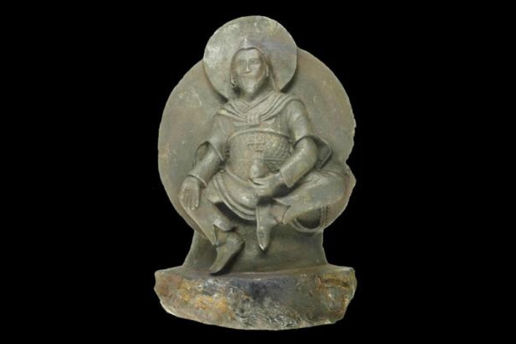 A team from Stuttgart University classified the Iron Man statue as an ataxite, a rare class of iron meteorite. Photo: AFP