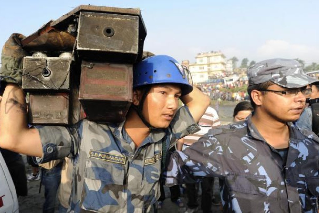 The black boxes are taken away.