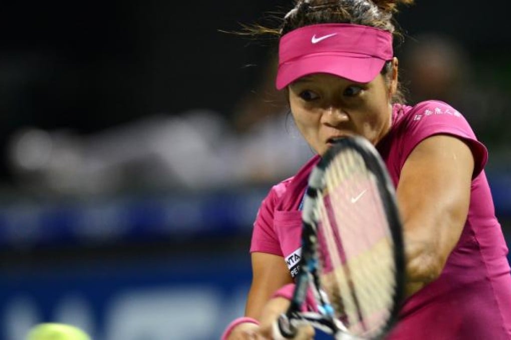 Li Na says she is still looking to make the Championships.  Photo: AFP