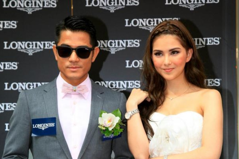 Aaron Kwok and Hannah Quinlivan grace the Longines flagship store opening in Tsim Sha Tsui.