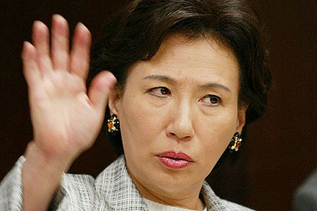 Beijing-friendly Makiko Tanaka is expected to be appointed as a new addition to the cabinet. Photo: AFP