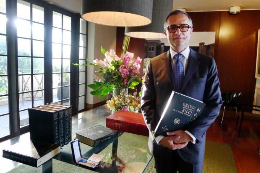 Claude Haberer, the banker turned wordsmith. Photo: Enoch Yiu