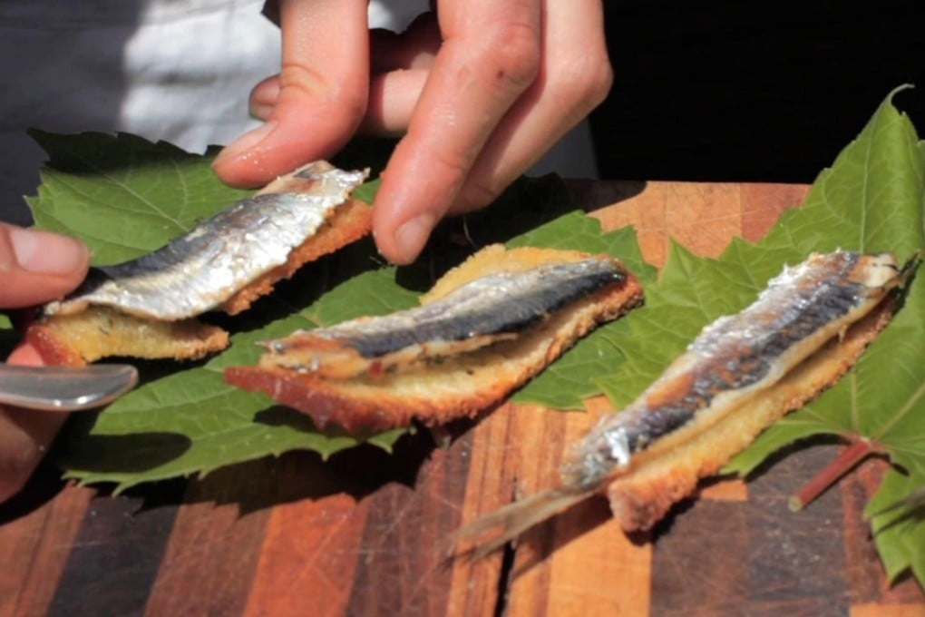 Captain Mauro uses sardines marinated in vinegar and onions to make his nautical dish. Photo: Andrea Oschetti