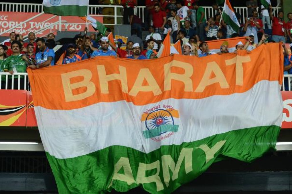 India cricket team fans celebrate after India's victory on Sunday during the World Twenty20 cricket match against Pakistan. Photo: AFP