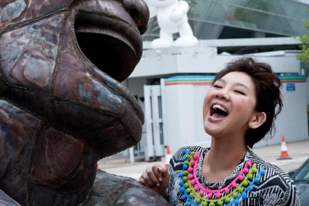 Joyce Cheng was happy to feature in a photo campaign for The Tao of Laughter exhibition.