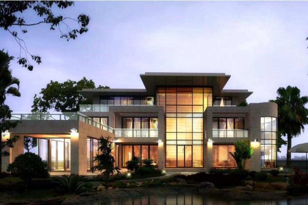 An impression of a villa in Le Cove, a development in Huzhou on Lake Tai which at buyers looking for a holiday home. Photo: SCMP