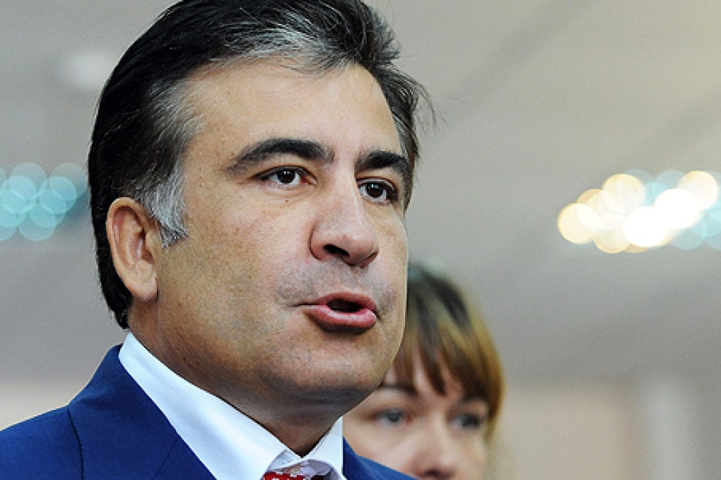 Georgian President Mikheil Saakashvili. Photo: AFP