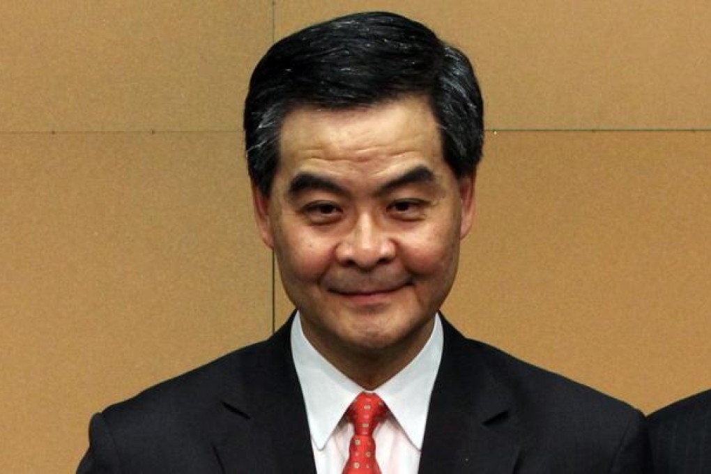 Hong Kong Chief Executive Leung Chun-ying. Photo: David Wong