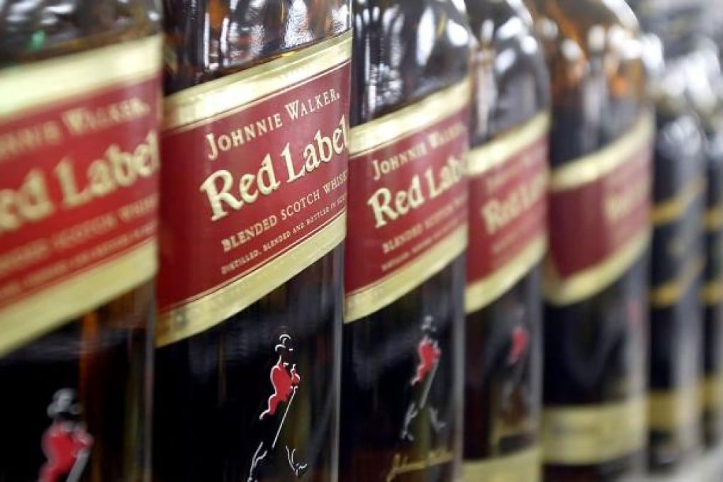 Diageo, the maker of Johnnie Walker Scotch, has in the past failed to close a deal with Vijay Mallya's United Spirits. Photo: Bloomberg