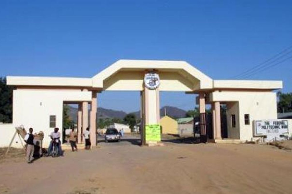 The entrance to the Federal Polytechnic Mubi. Photo: AFP