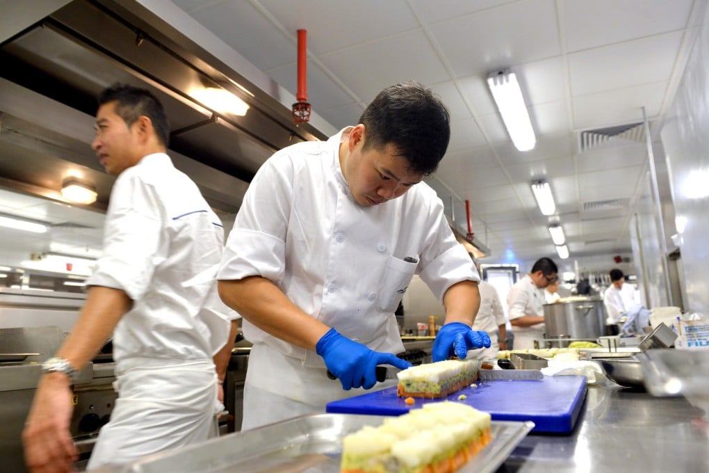 Chefs from the Hong Kong team prepare for the Culinary Olympics at their base in Pok Fu Lam. Photo: Dickson Lee